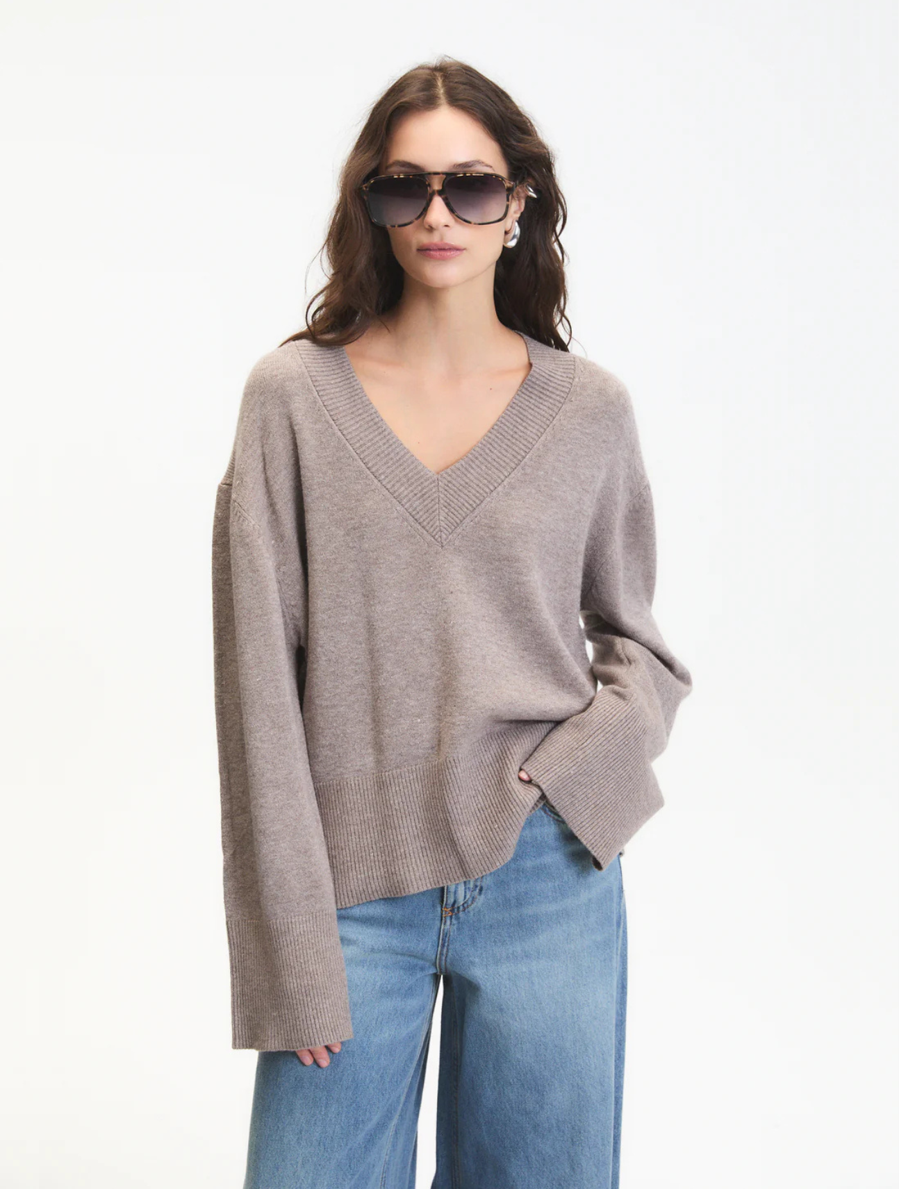 Asclepias V Neck Sweater