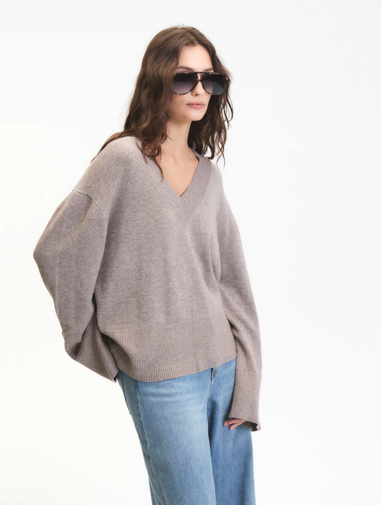 Asclepias V Neck Sweater
