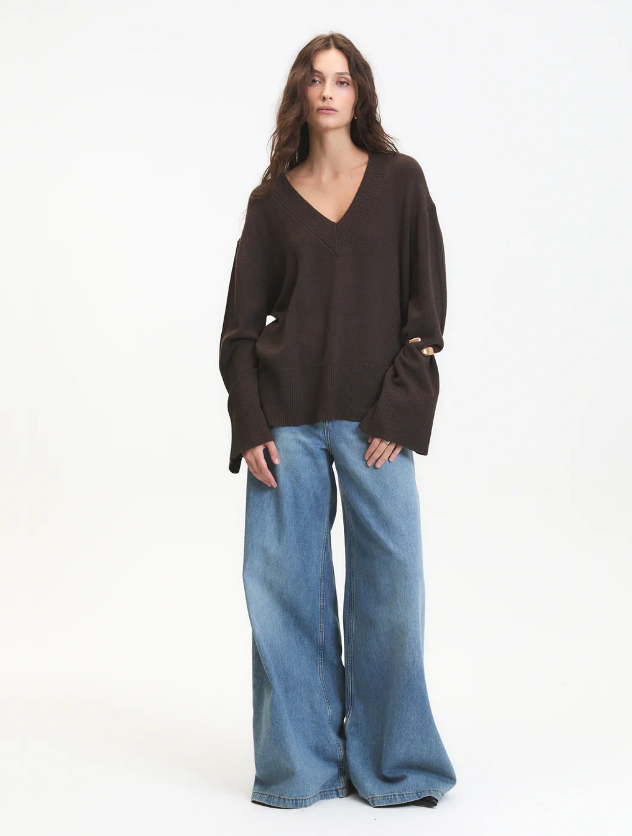 Asclepias V Neck Sweater