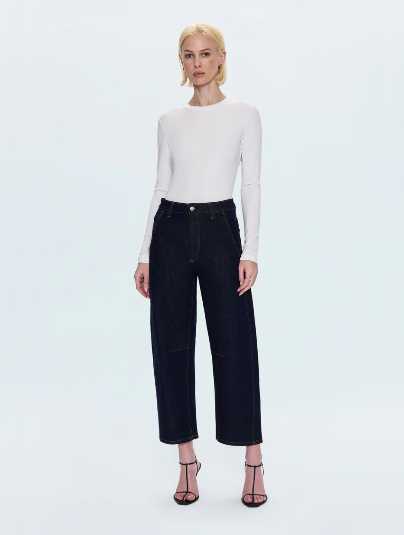 Beau Seamed Crescent Jean