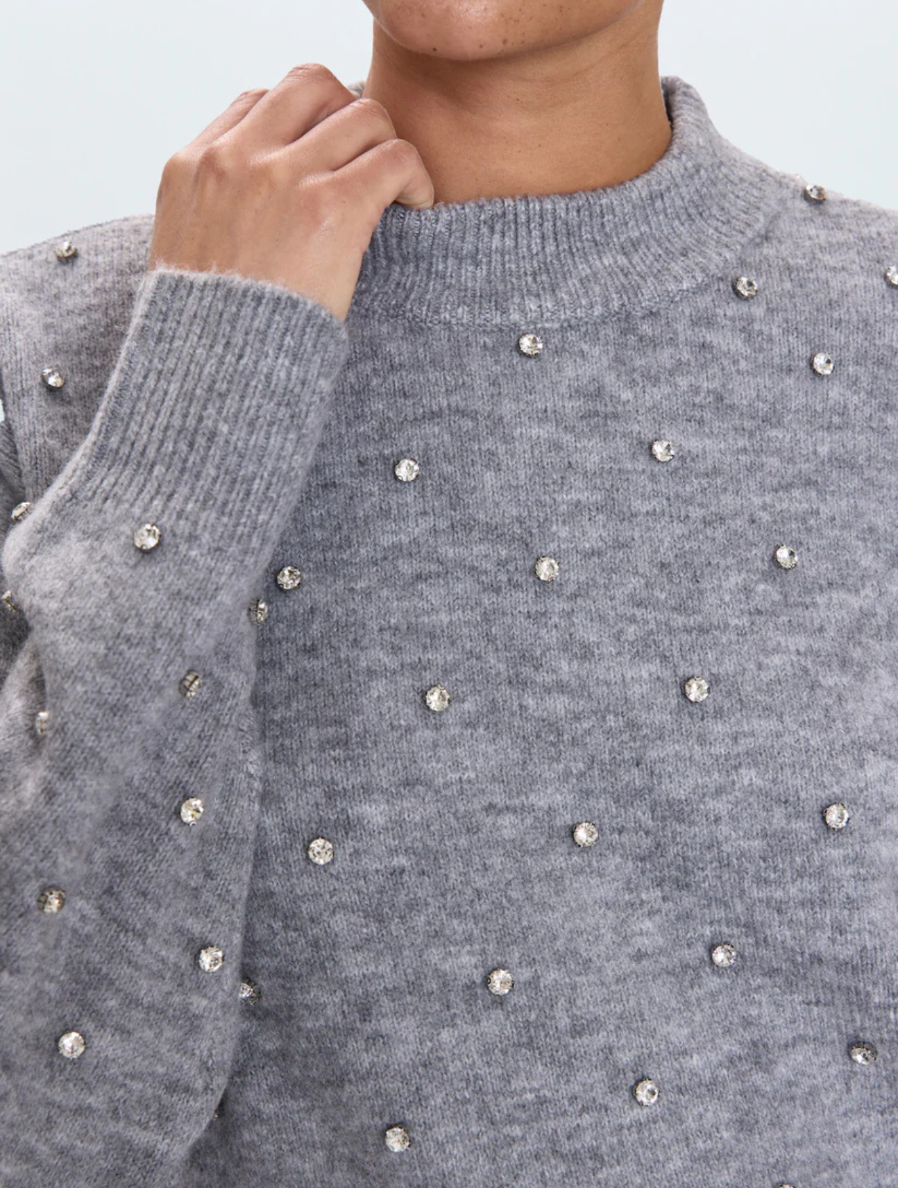 Aura Relaxed Crewneck Sweater