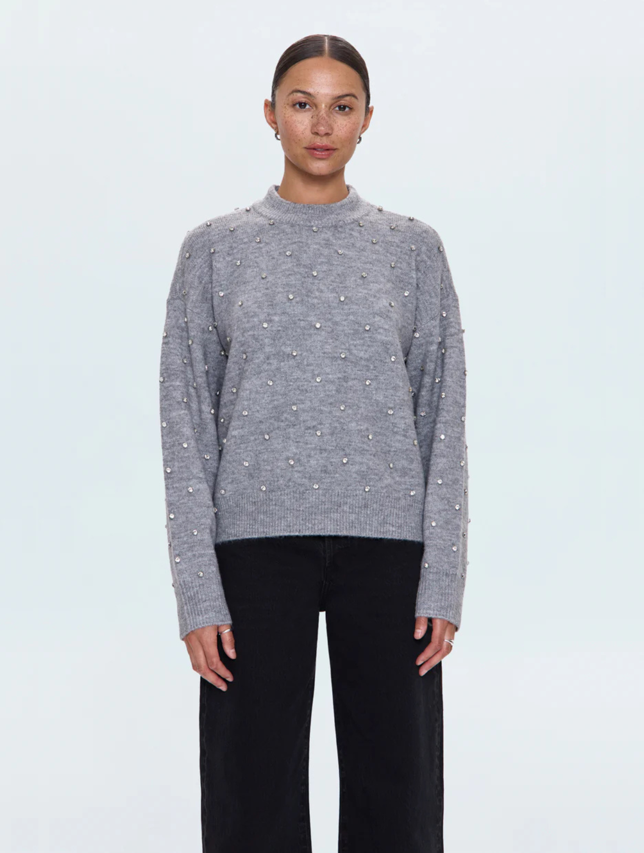 Aura Relaxed Crewneck Sweater