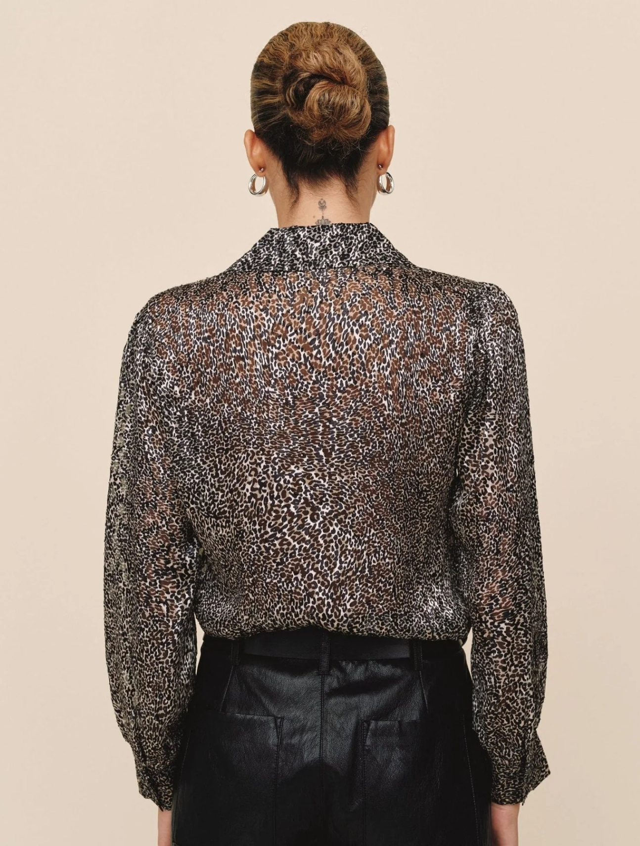 3/4 Bishop Sleeve Button Up