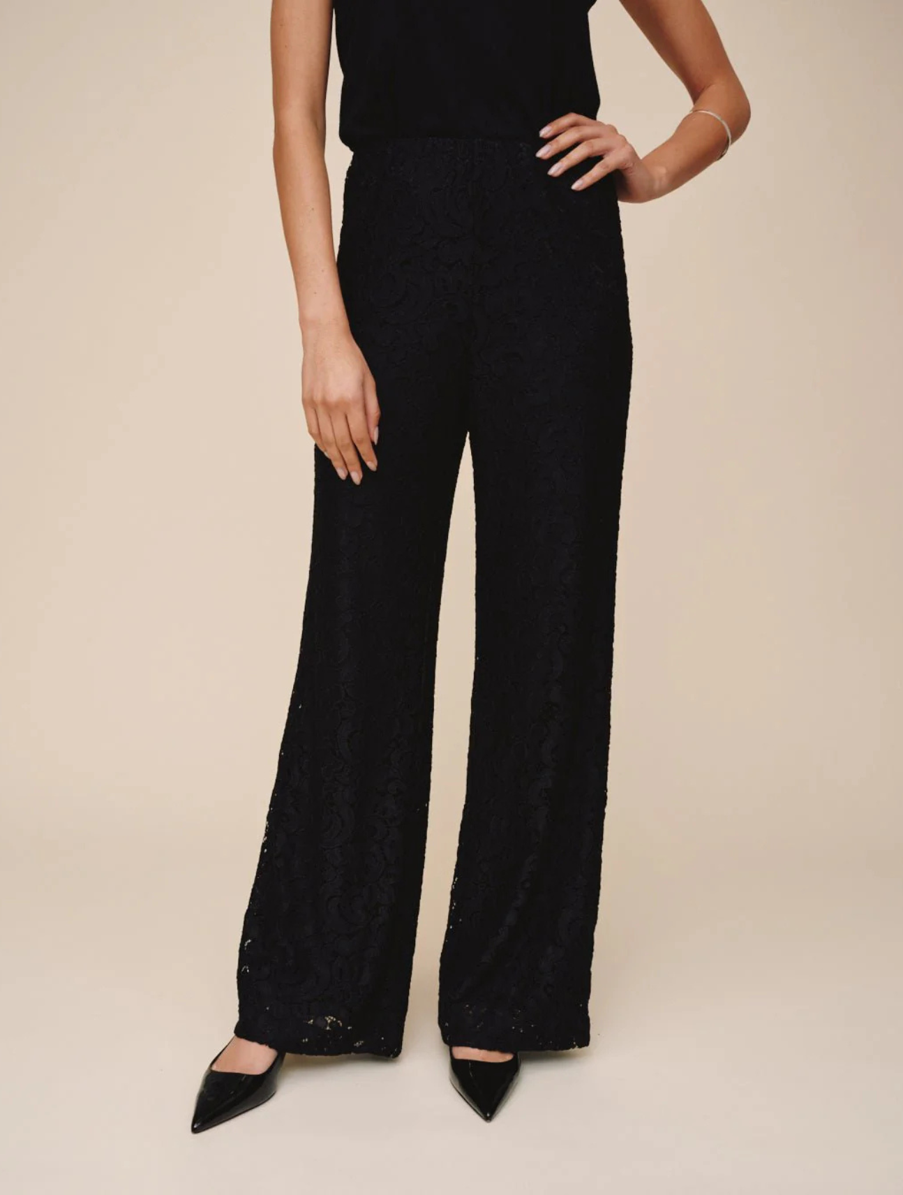 Pull On Stretch Lace Pant