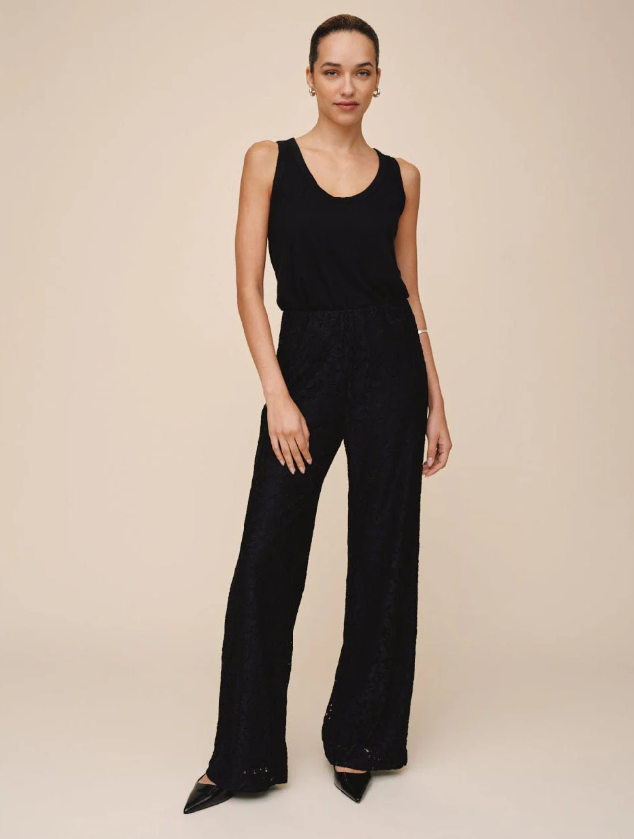 Pull On Stretch Lace Pant