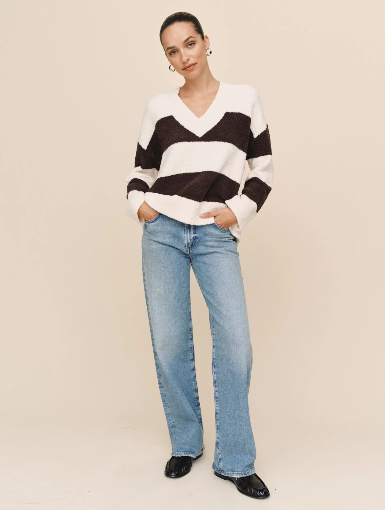 Oversized V-Neck Sweater