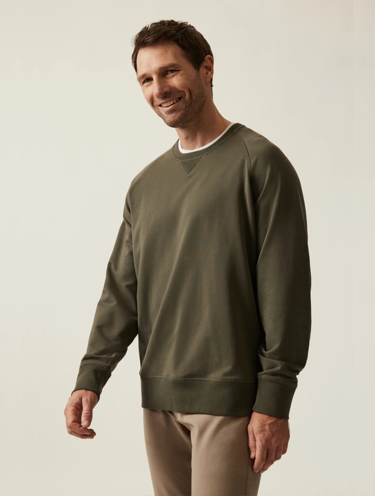 French Terry Crew Sweatshirt