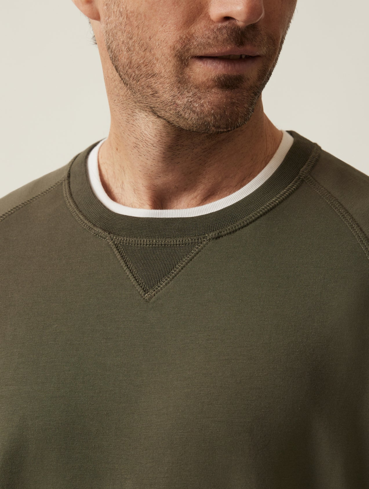 French Terry Crew Sweatshirt