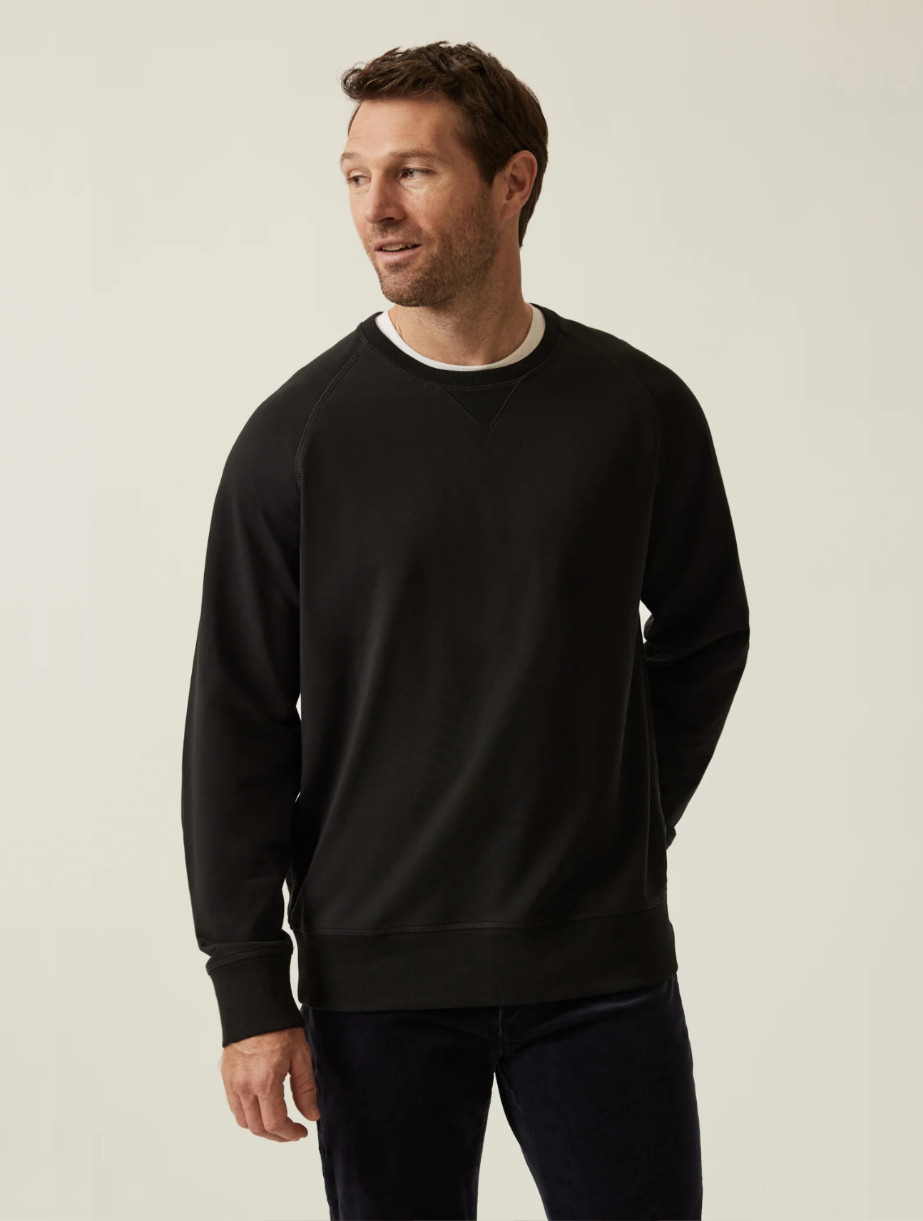 French Terry Crew Sweatshirt
