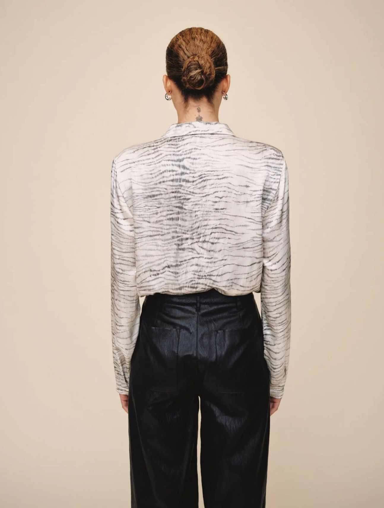 Clean Hidden Placket Shirt