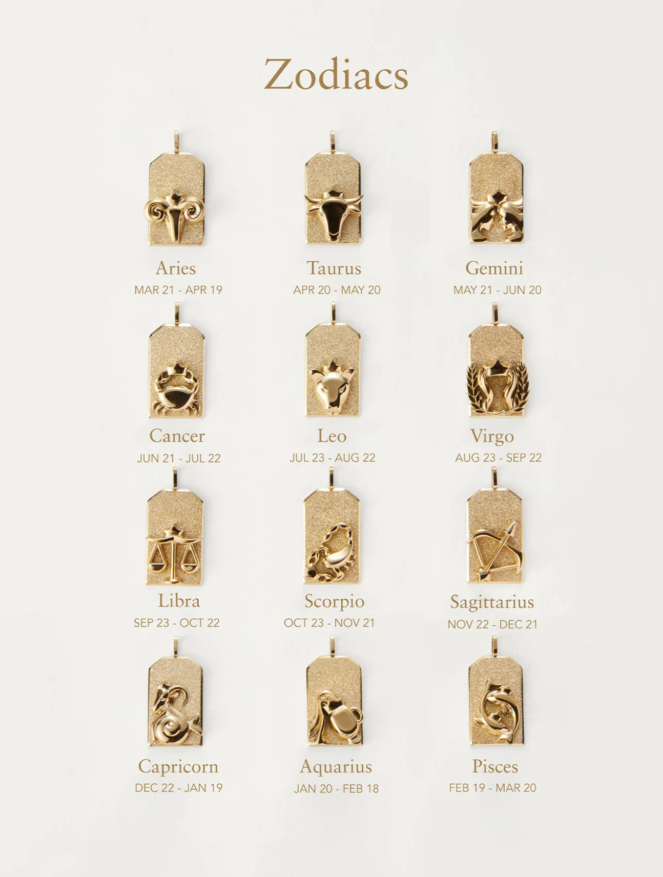 The Leo Zodiac Pendant Necklace