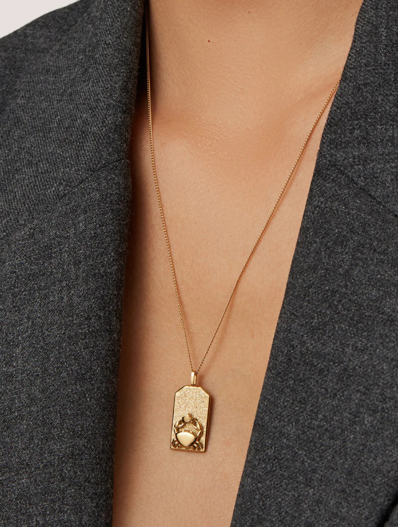 The Cancer Zodiac Pendant Necklace