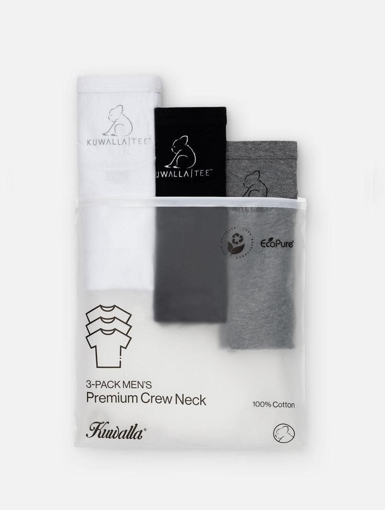 3-Pack Mix Crew Neck