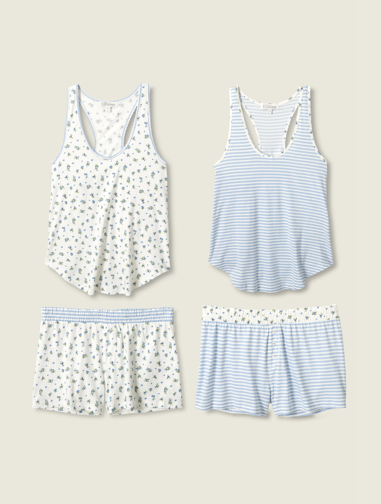 Mix and Match Set Blueberry Dreams PJ Set