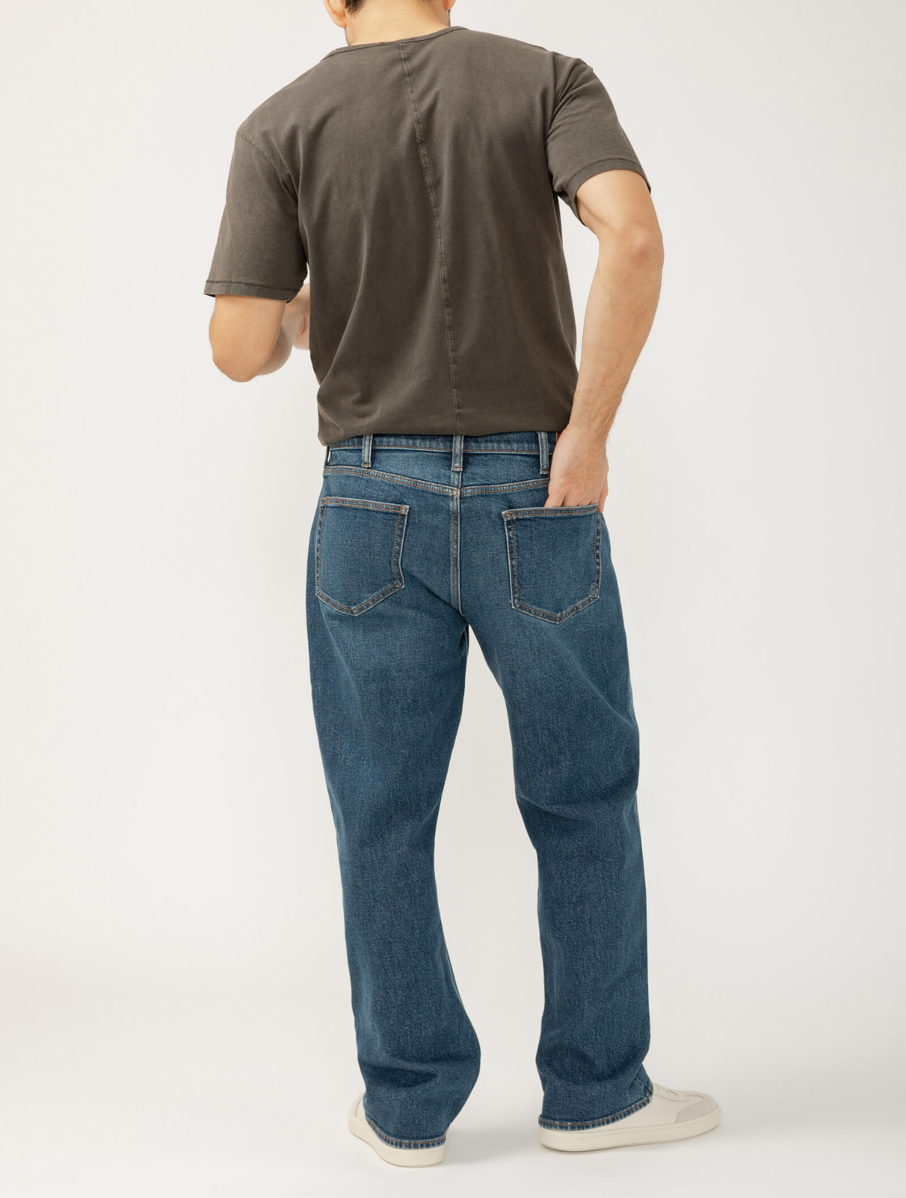 Relaxed Fit Straight Leg Jeans