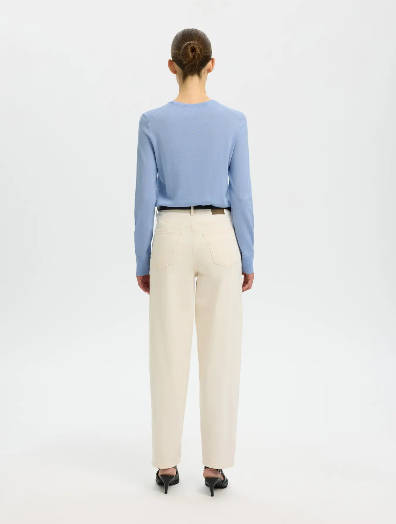 Thea LS Knit Merino O-Neck