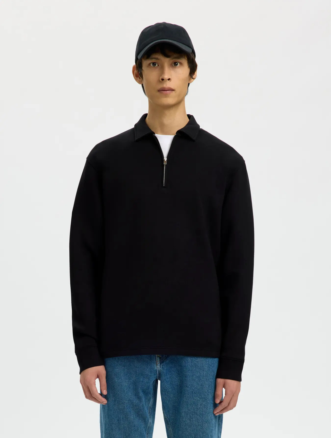 Manuel Soft Polo Zip Sweat