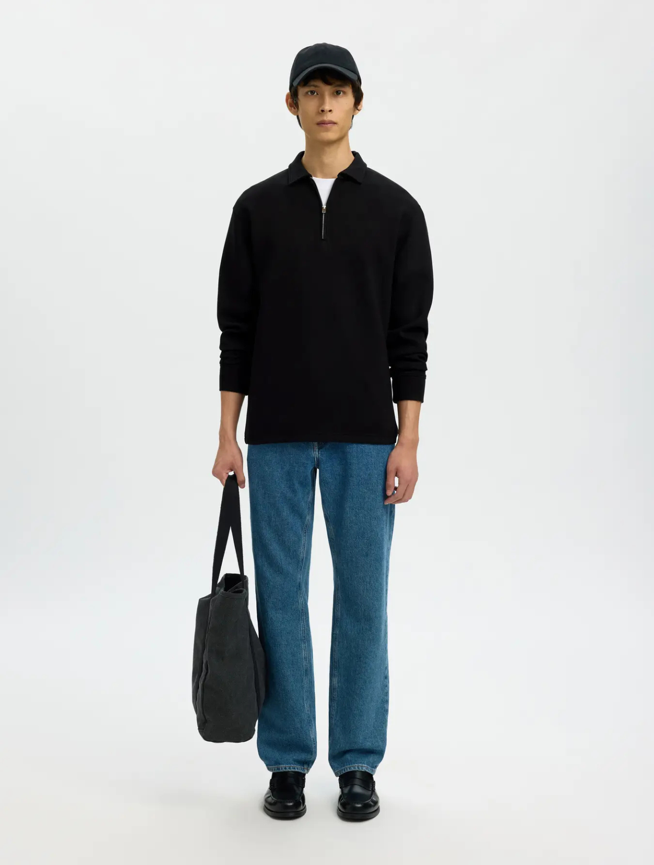 Manuel Soft Polo Zip Sweat