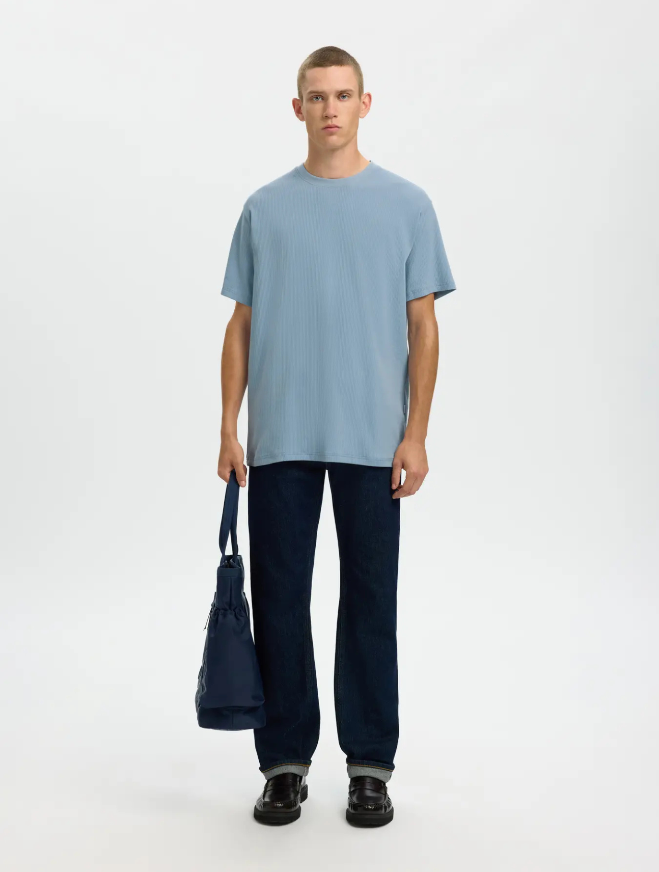 Spencer Rib SS O-Neck Tee