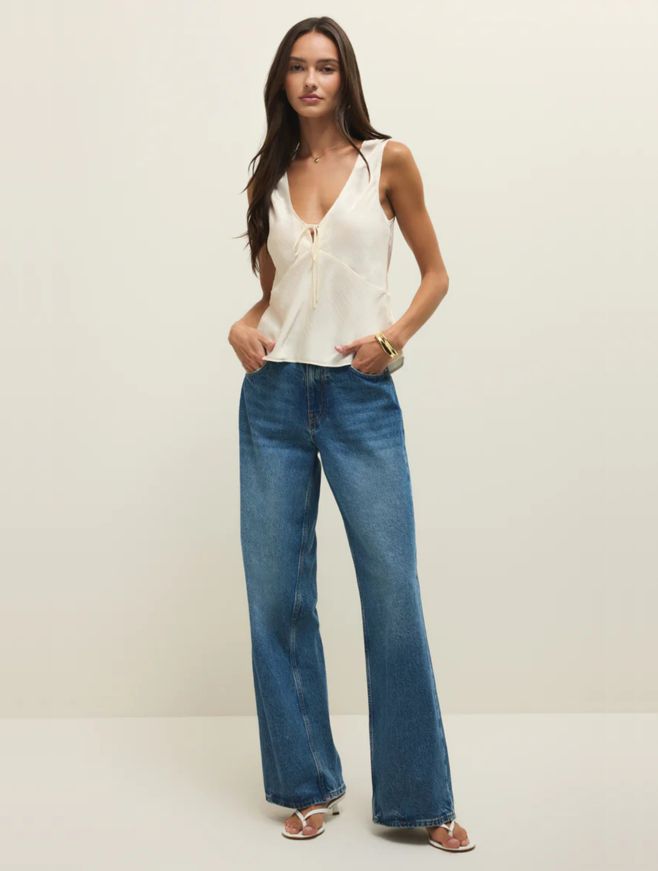 Luana Luxe Satin Top