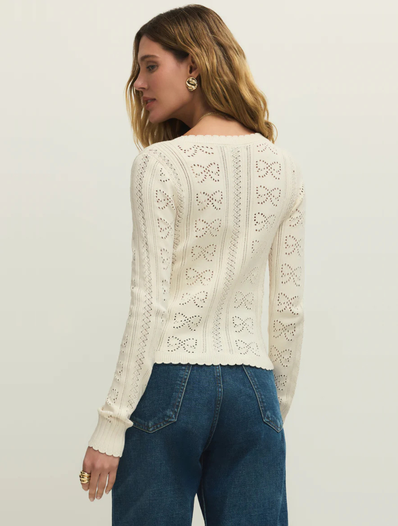 Gema Pointelle Cardigan