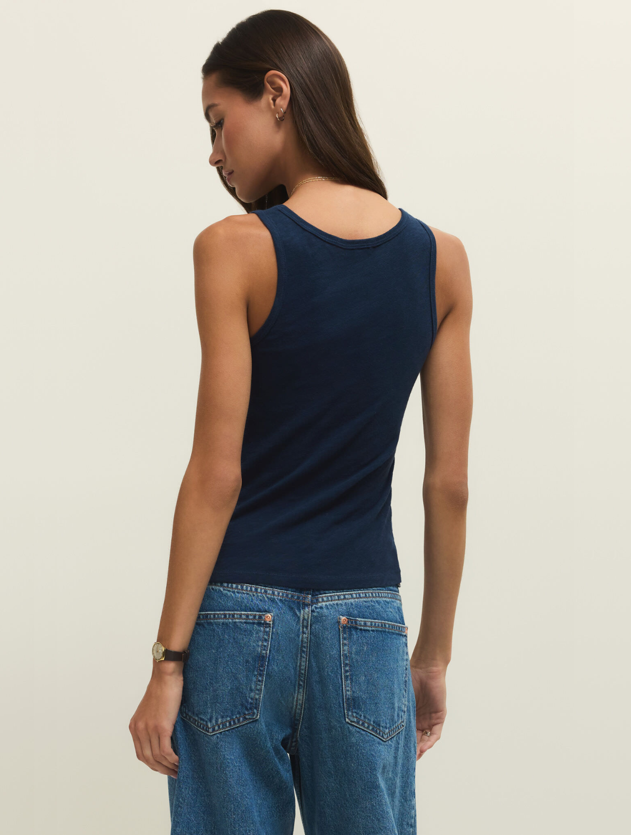 Classic Slub Scoop Tank