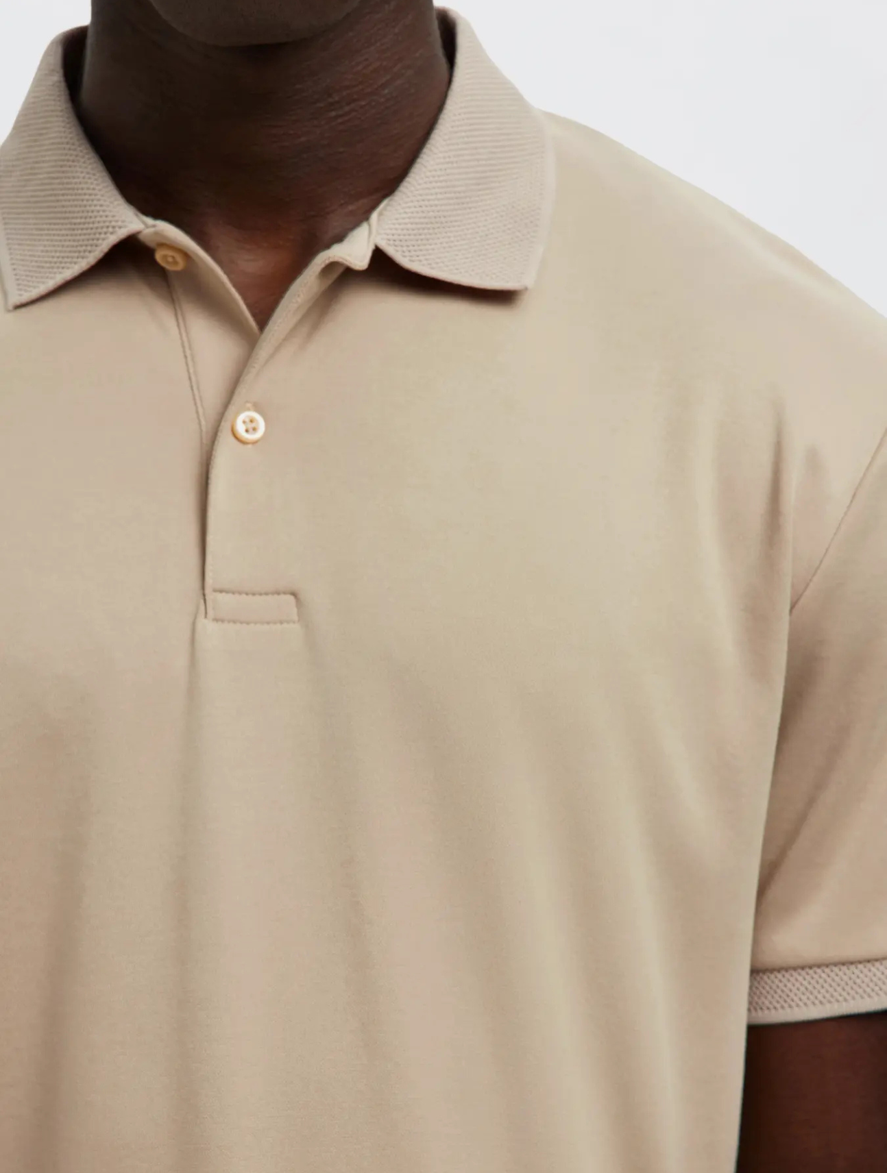 Fave Button SS Polo