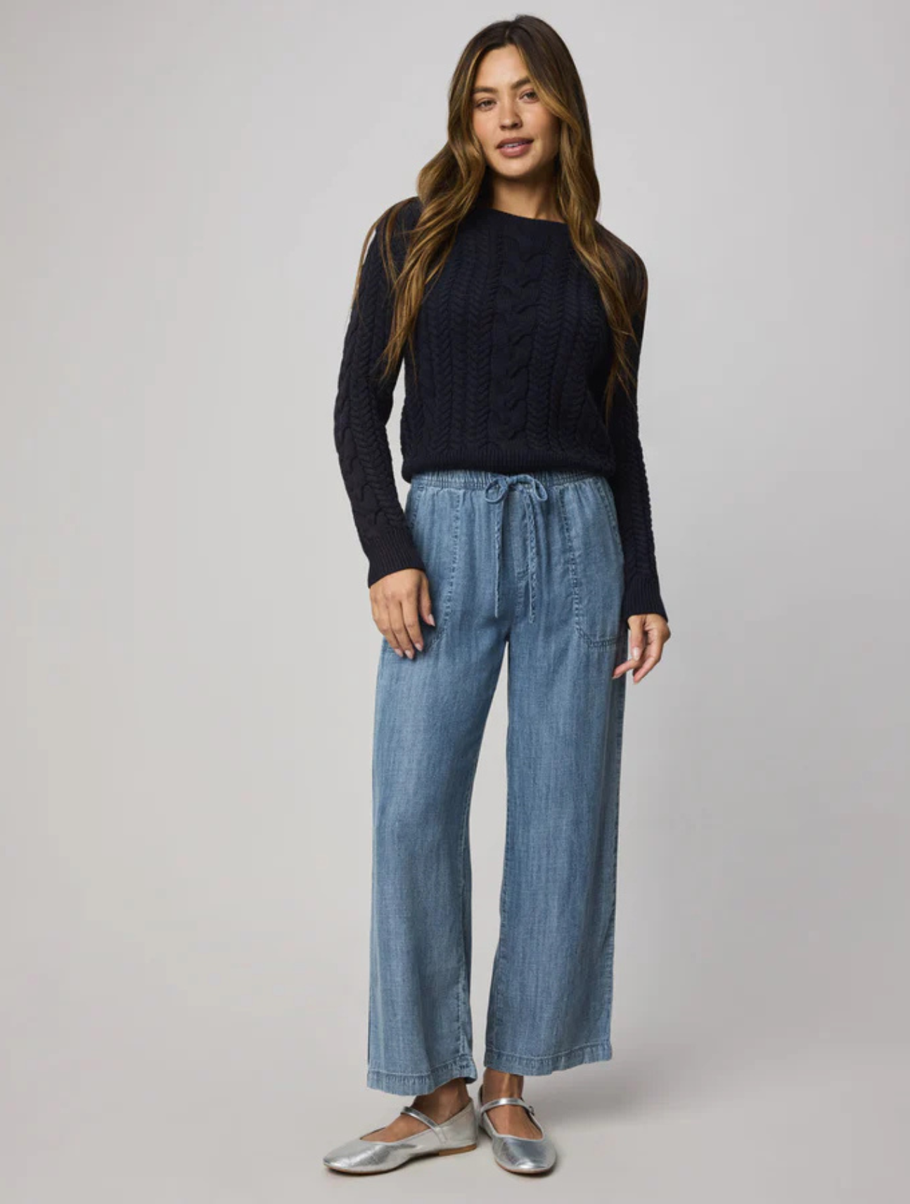 Angie Crop Wide Leg Pant