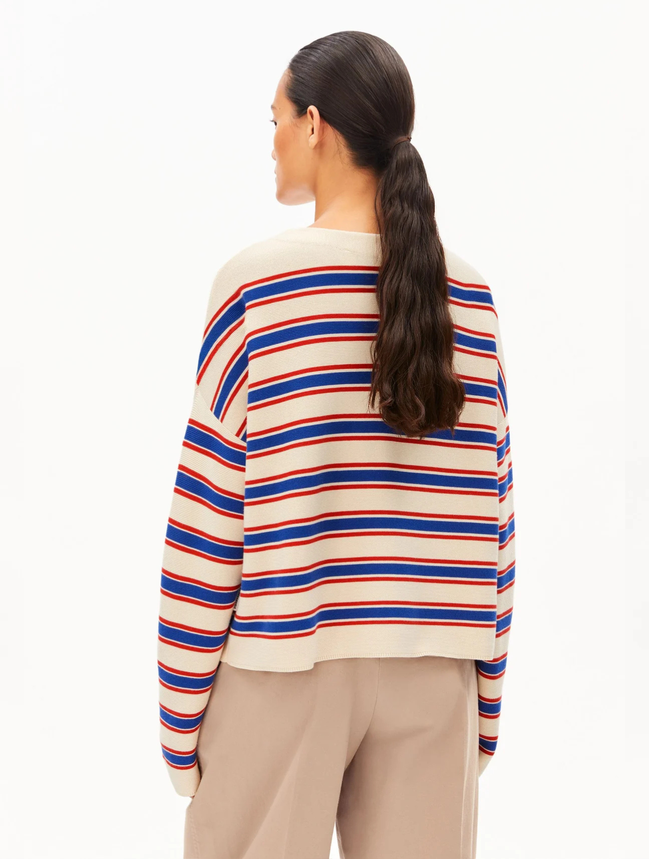 Merinaa Stripes Knit Sweater