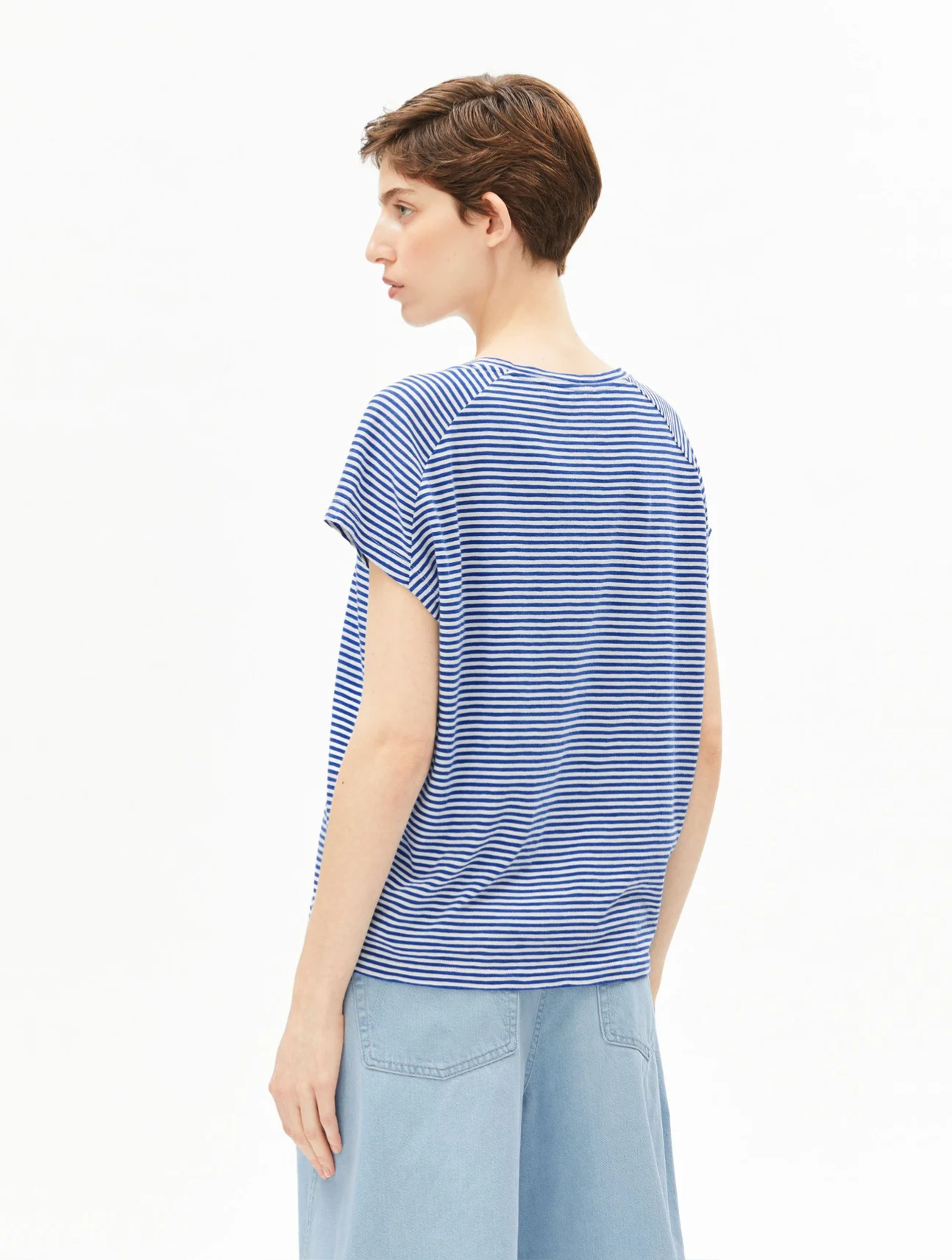 Slub Jersey Stripe T-Shirt