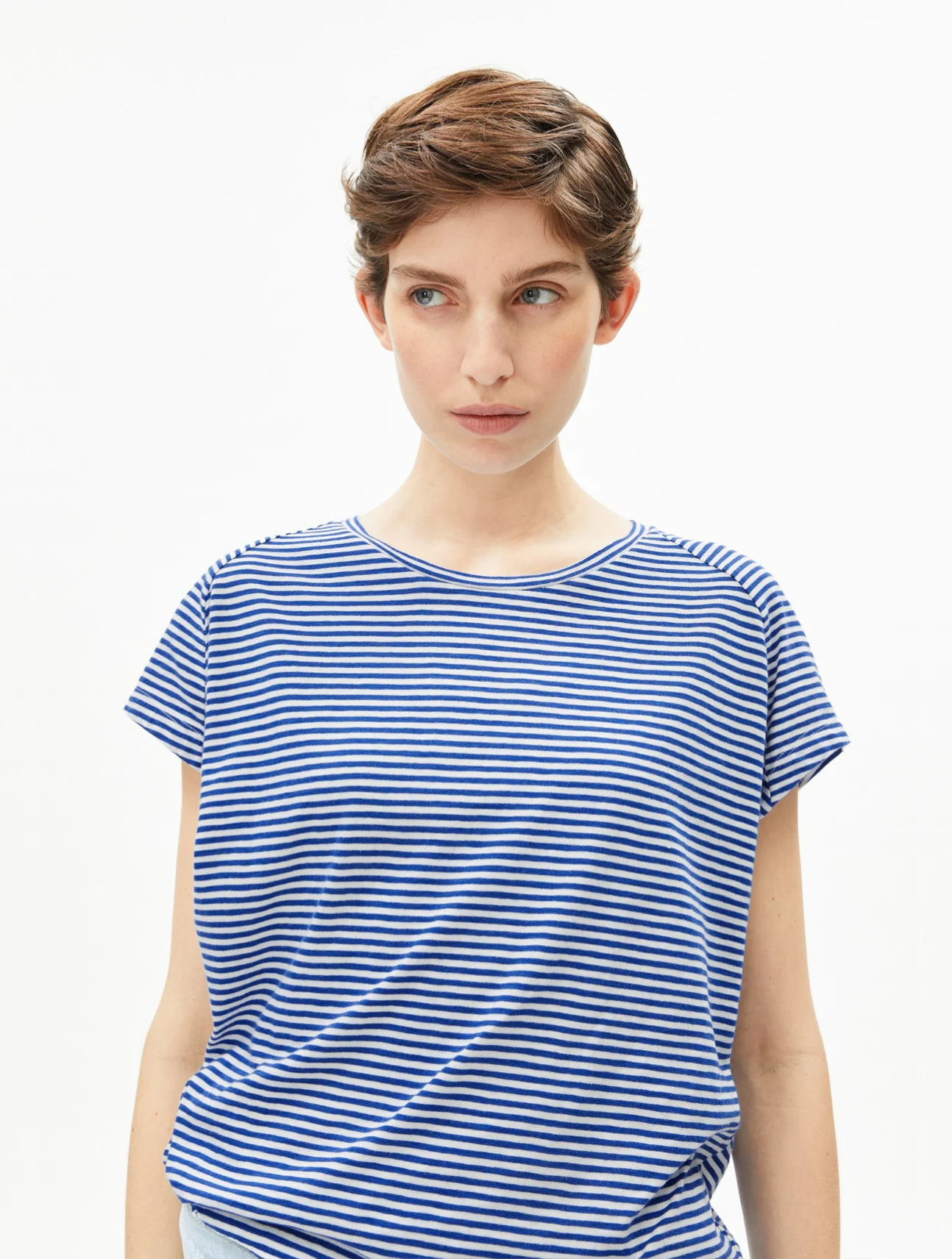 Slub Jersey Stripe T-Shirt
