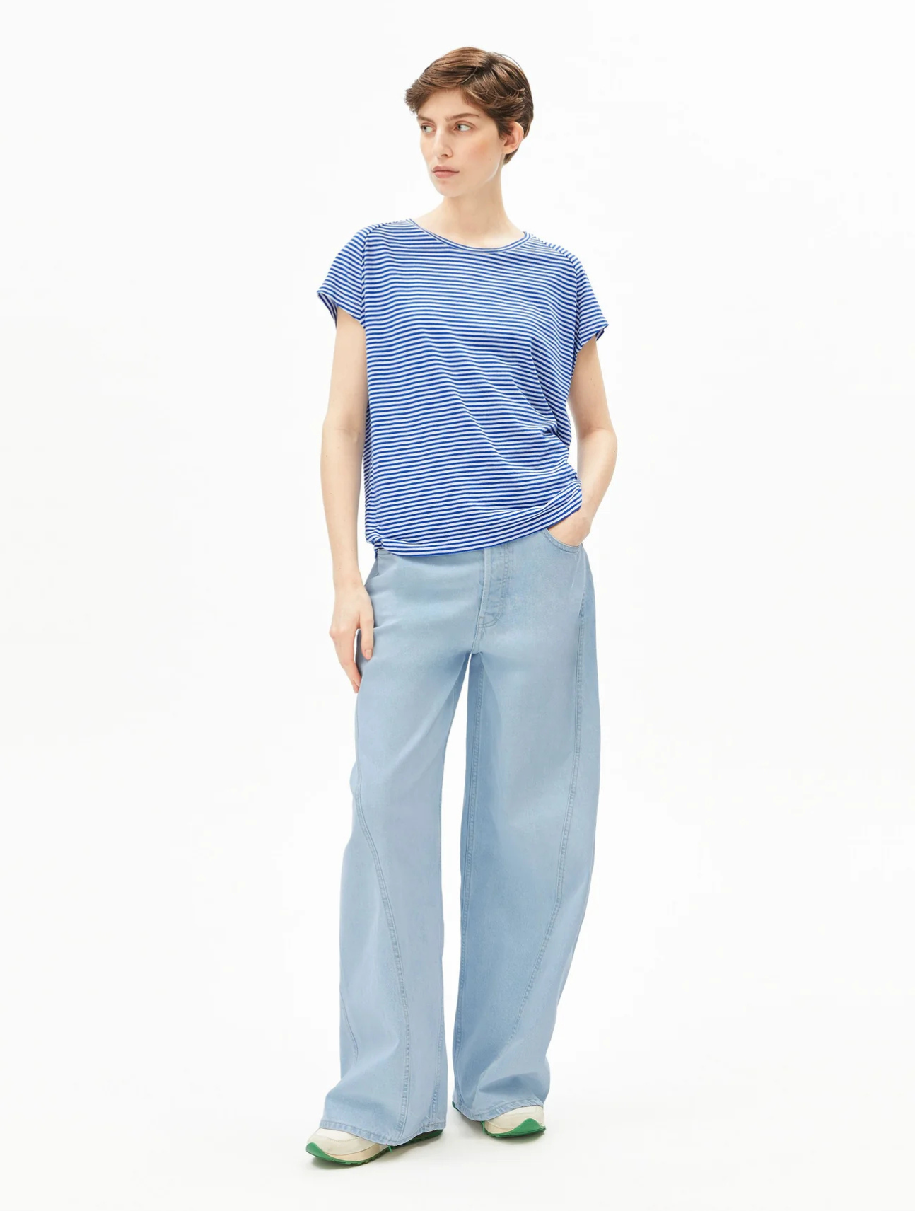 Slub Jersey Stripe T-Shirt