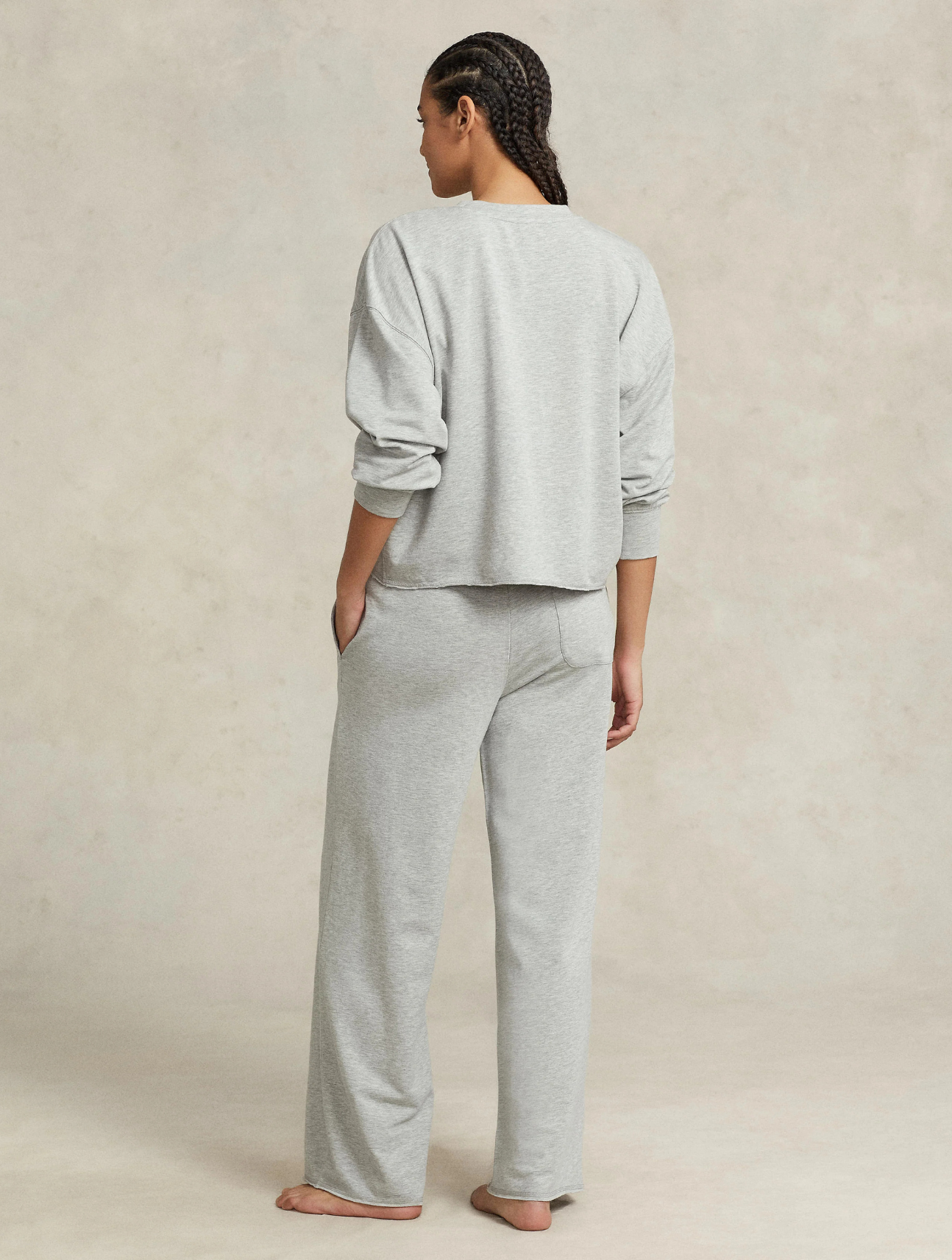 Club Terry Crew & Wide Pant Set