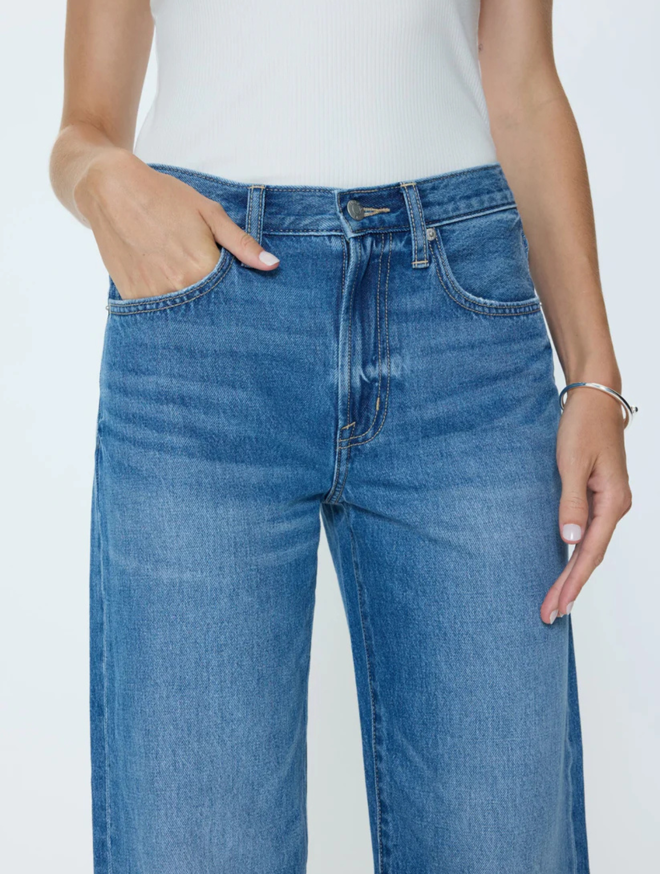 Donny Rolled Hem Boyfriend Jean