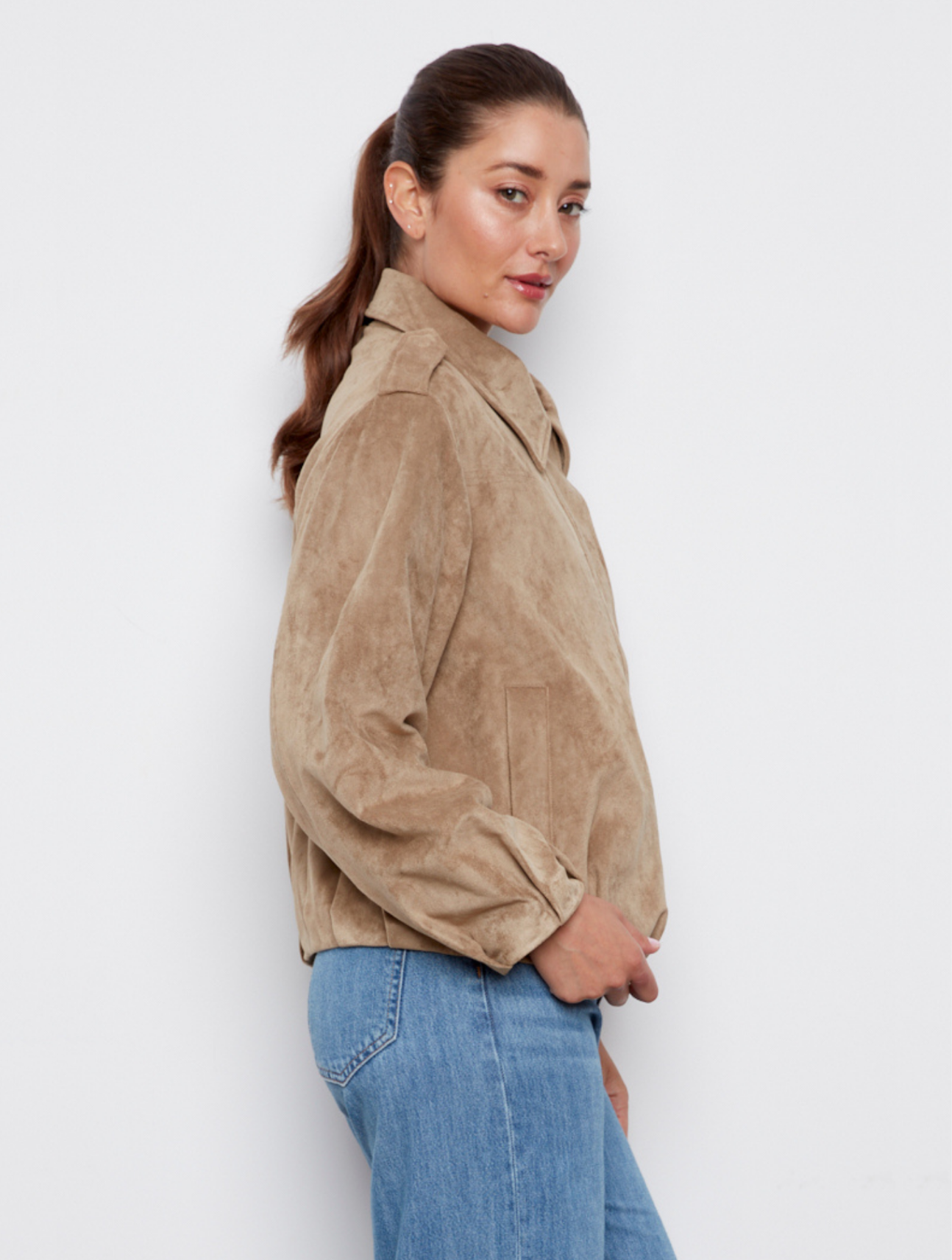 Cassidy Faux Suede Jacket