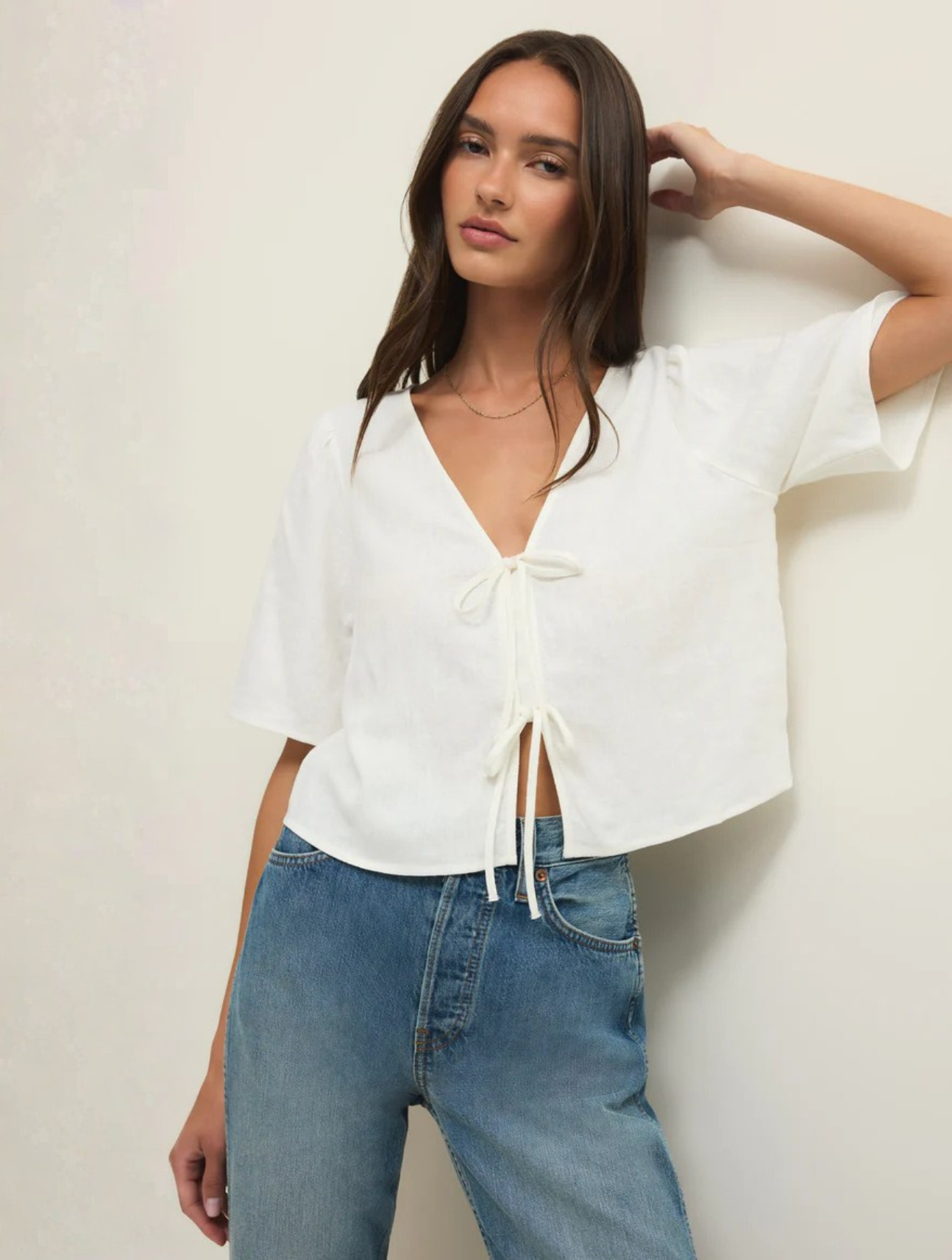 La Belle Linen Top