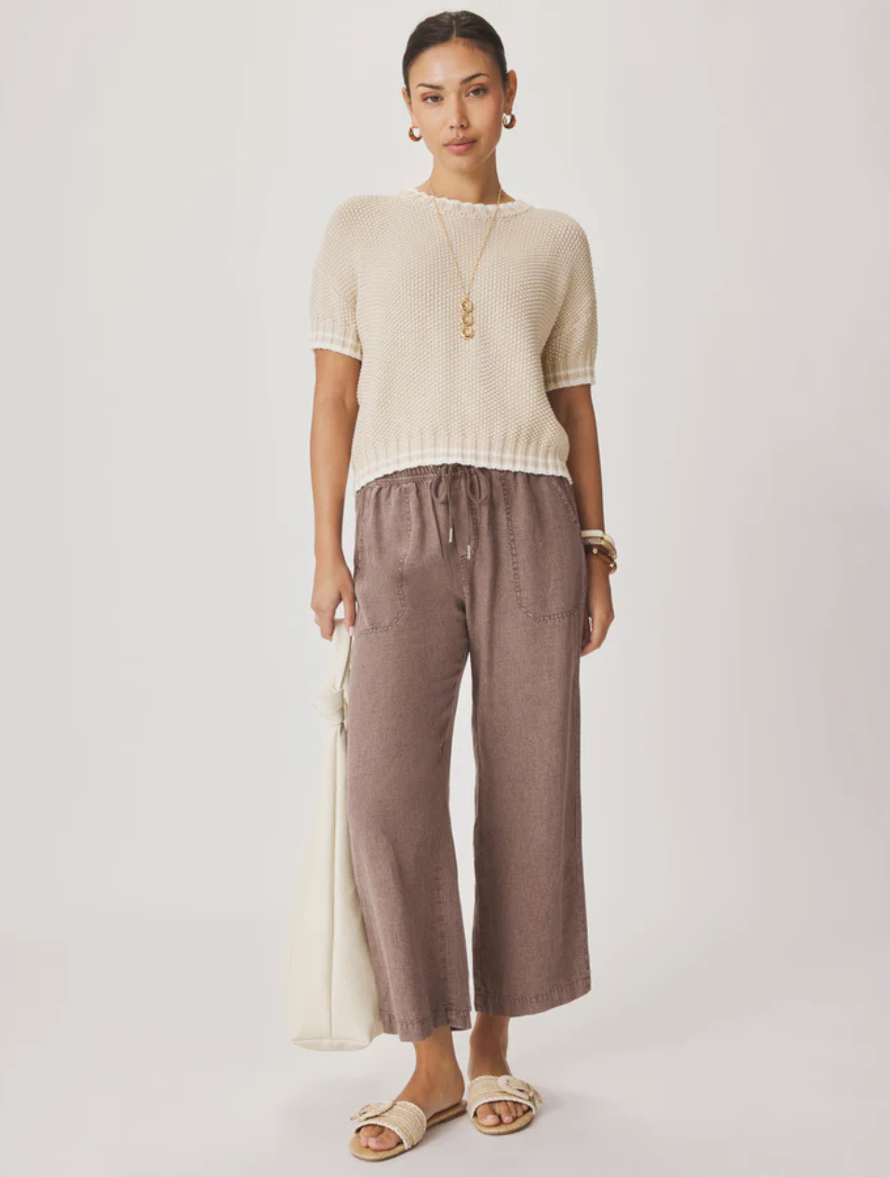 Angie Crop Wide Leg Pant
