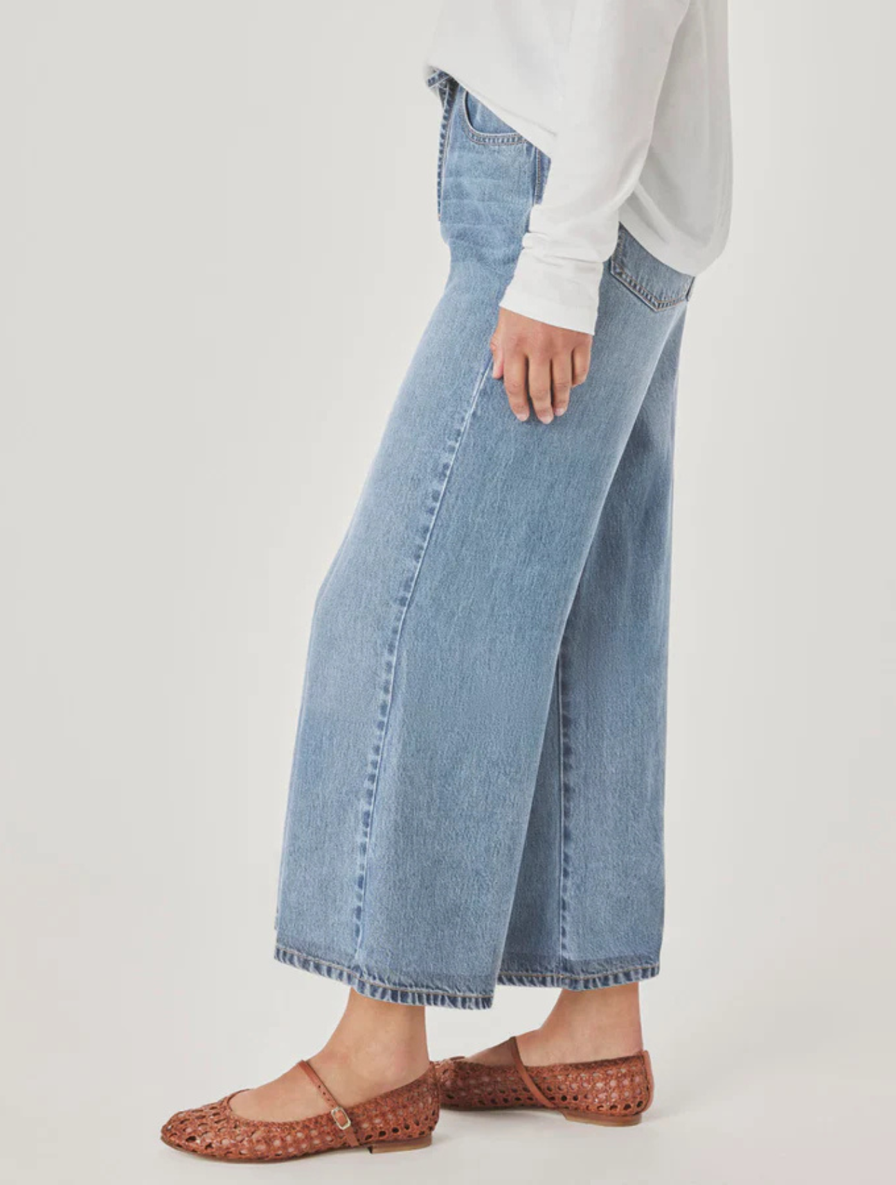 Lounge Denim Crop Pant