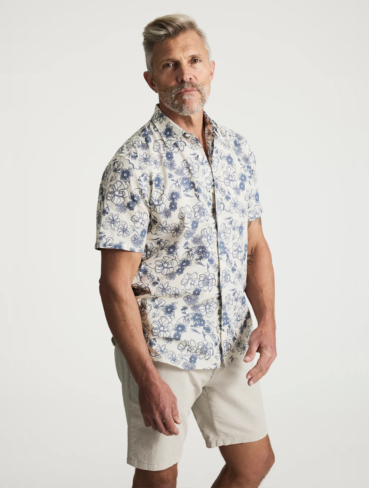Flower Short Sleeve Shirt