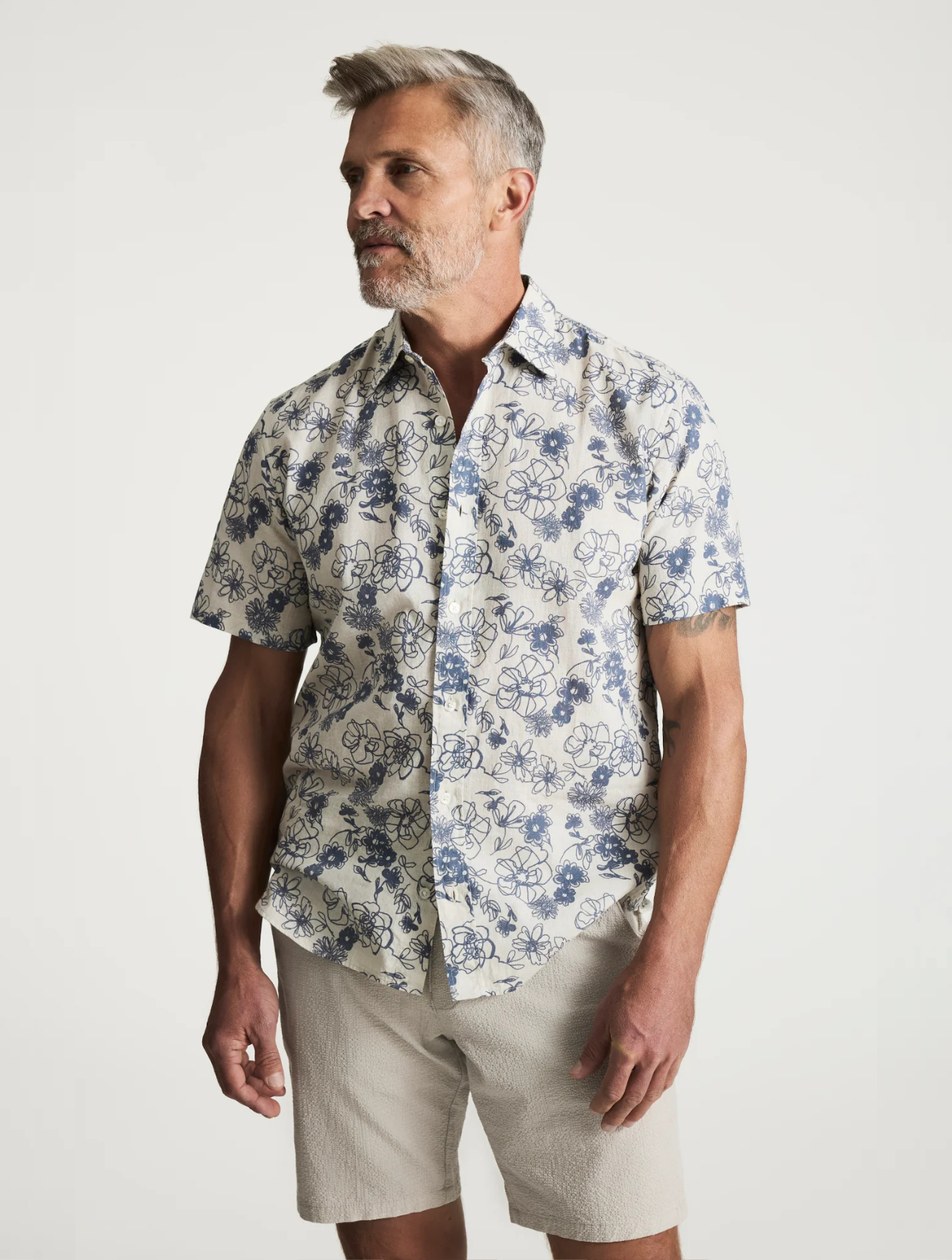 Flower Short Sleeve Shirt