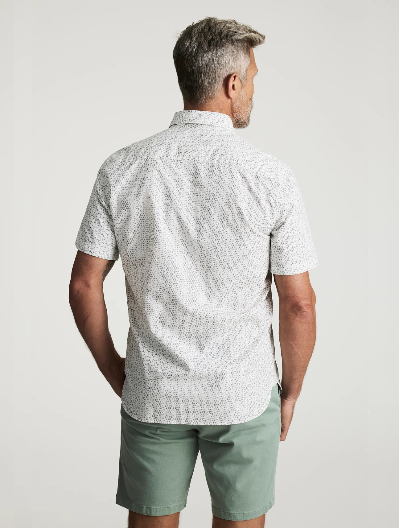Luxe Twill Printed Shirt