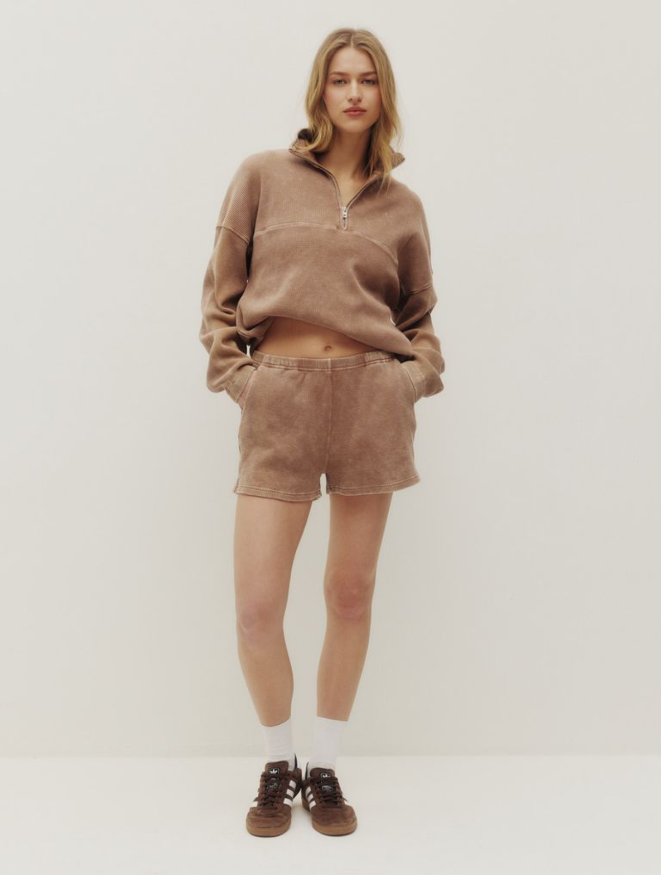 Bailey Waffle Zip Up
