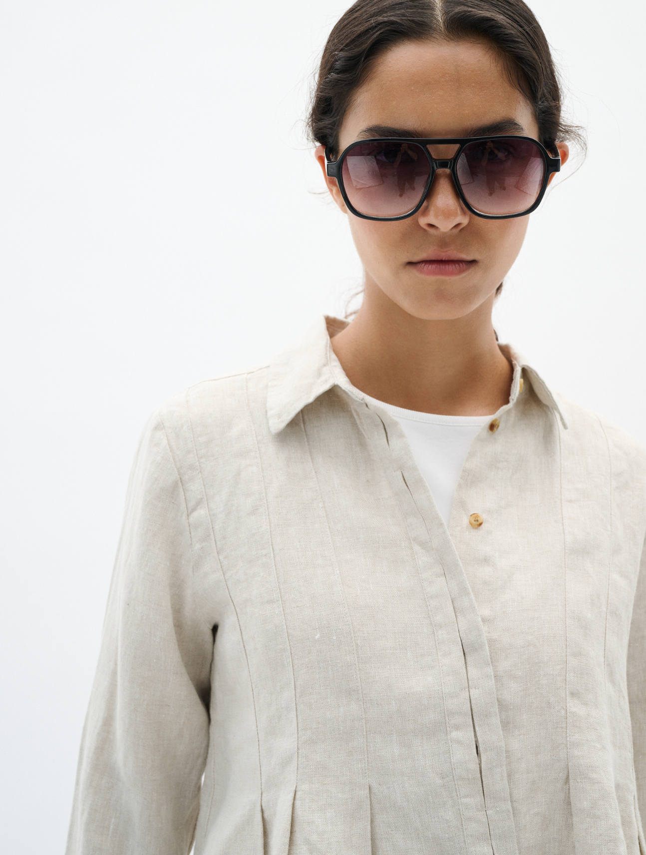Dilana Pleated Shirt