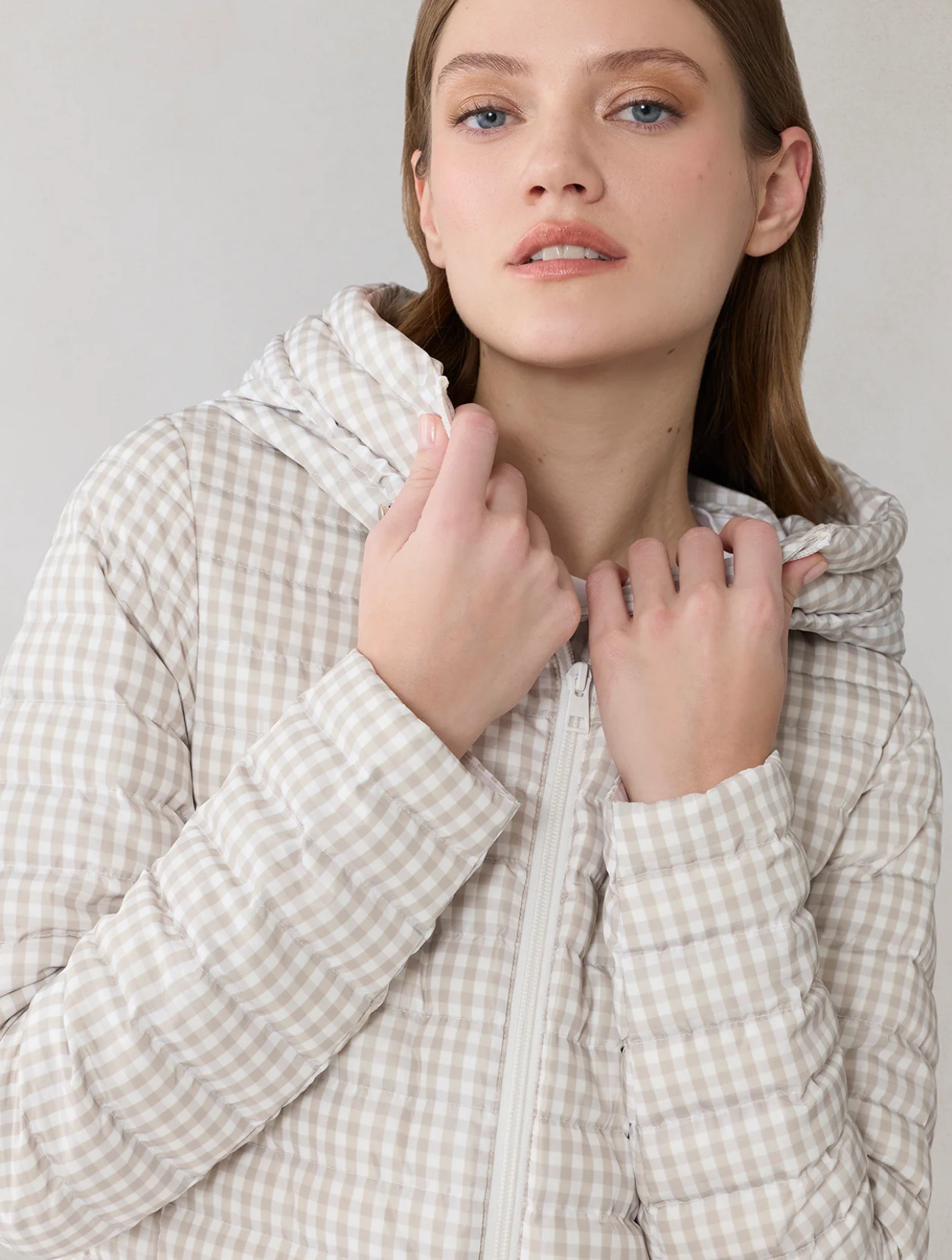 Ayleen-GM Packable Down Cinch-Waist Jacket