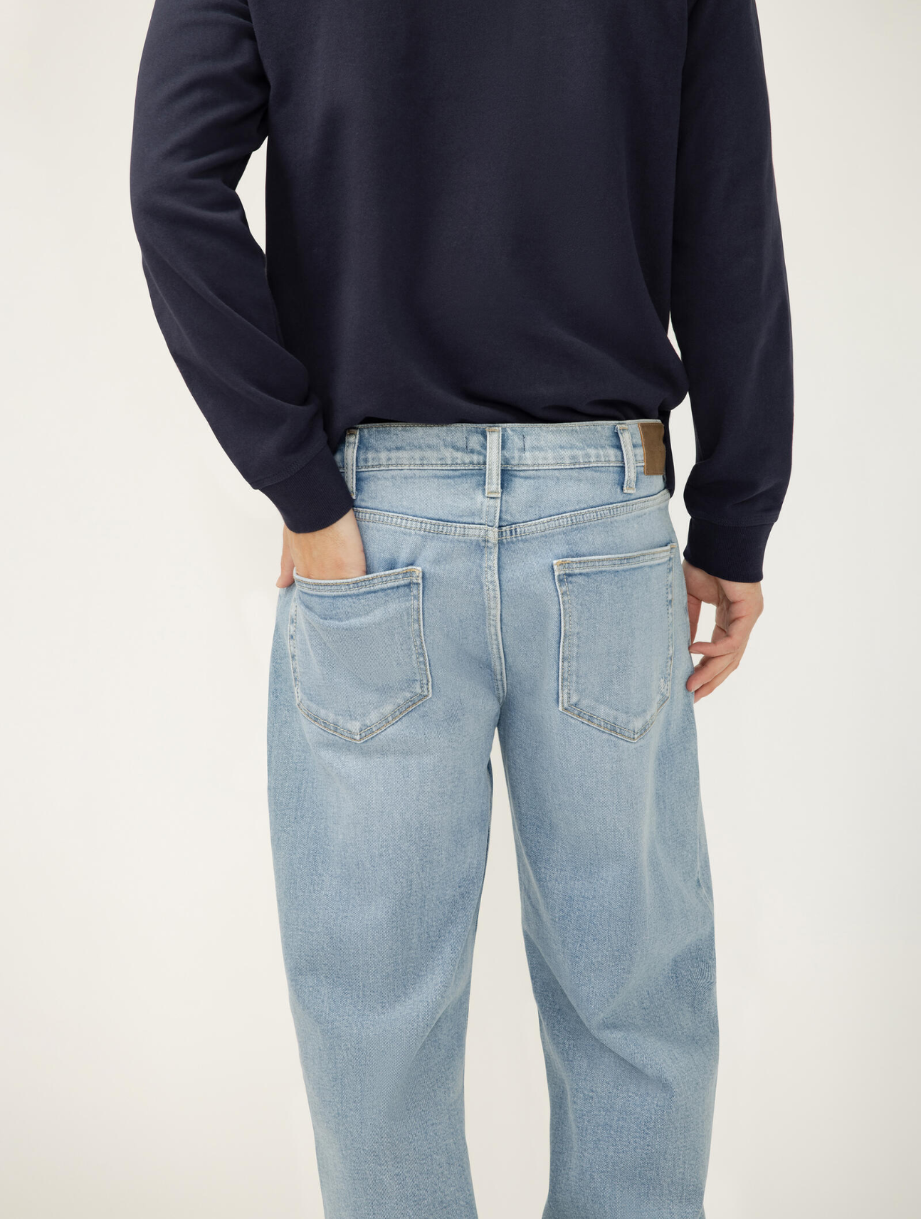 Relaxed Fit Straight Leg Jeans