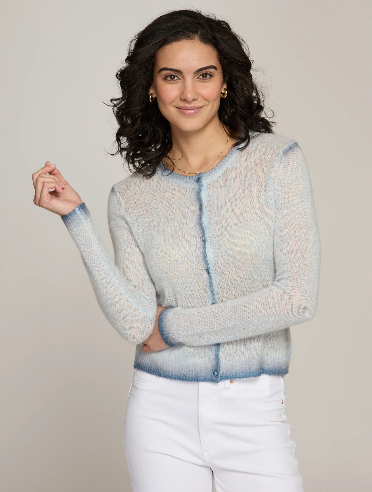 Smudge Tip Cardigan