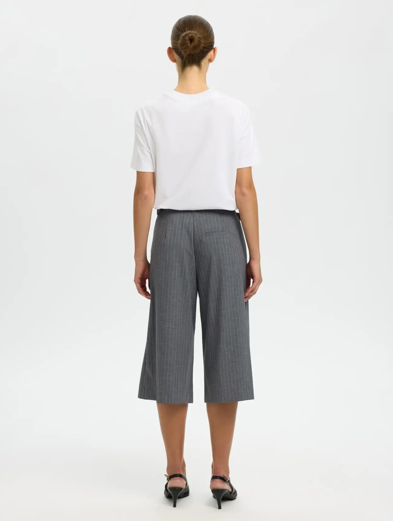 Tonia Pinstripe Long Short