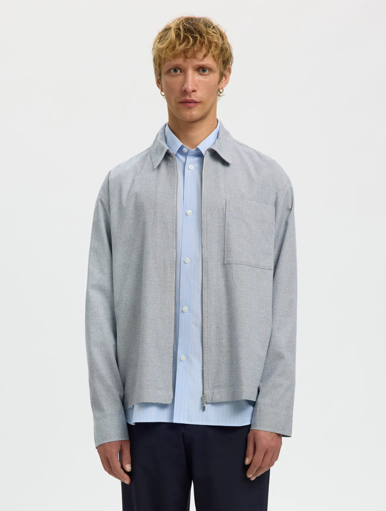 Davis Mix Zip Overshirt