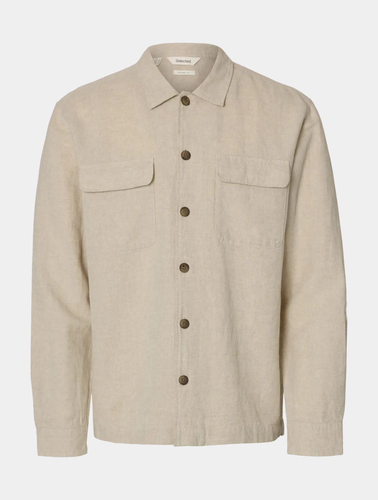 Otto Leroy Linen Blend Overshirt