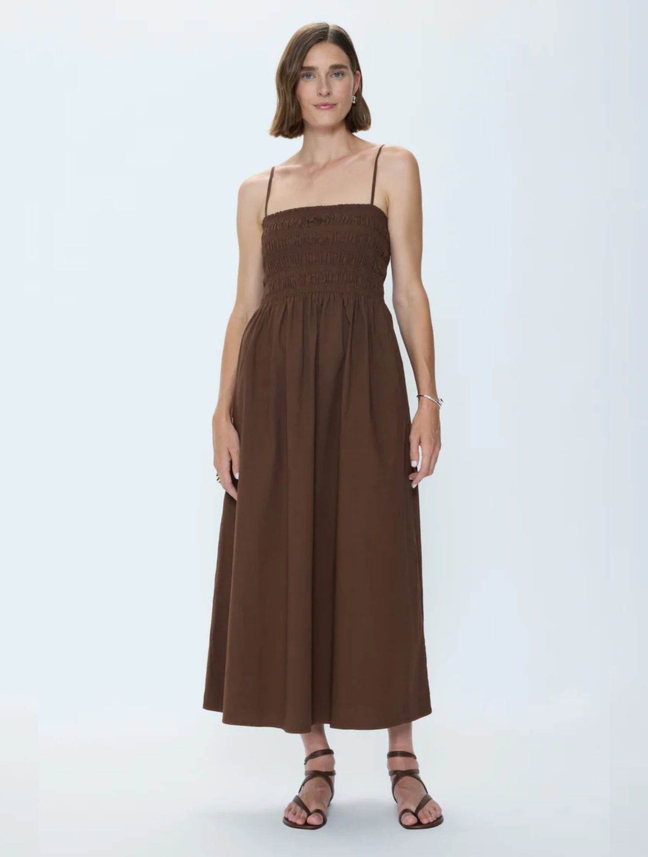 Bianca Shirred Bodice Dress